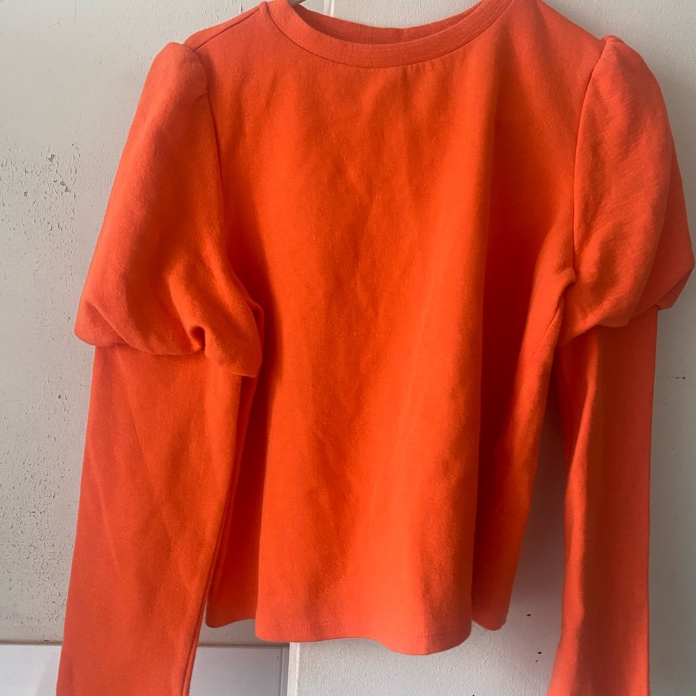 orange sweater